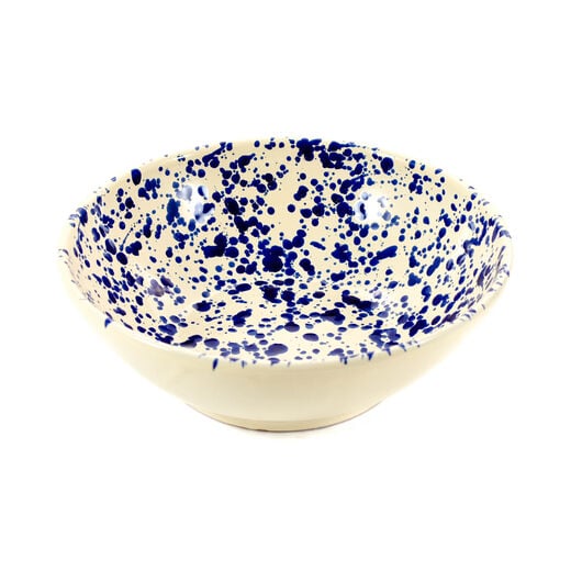 Cobalt schizzato salad bowl